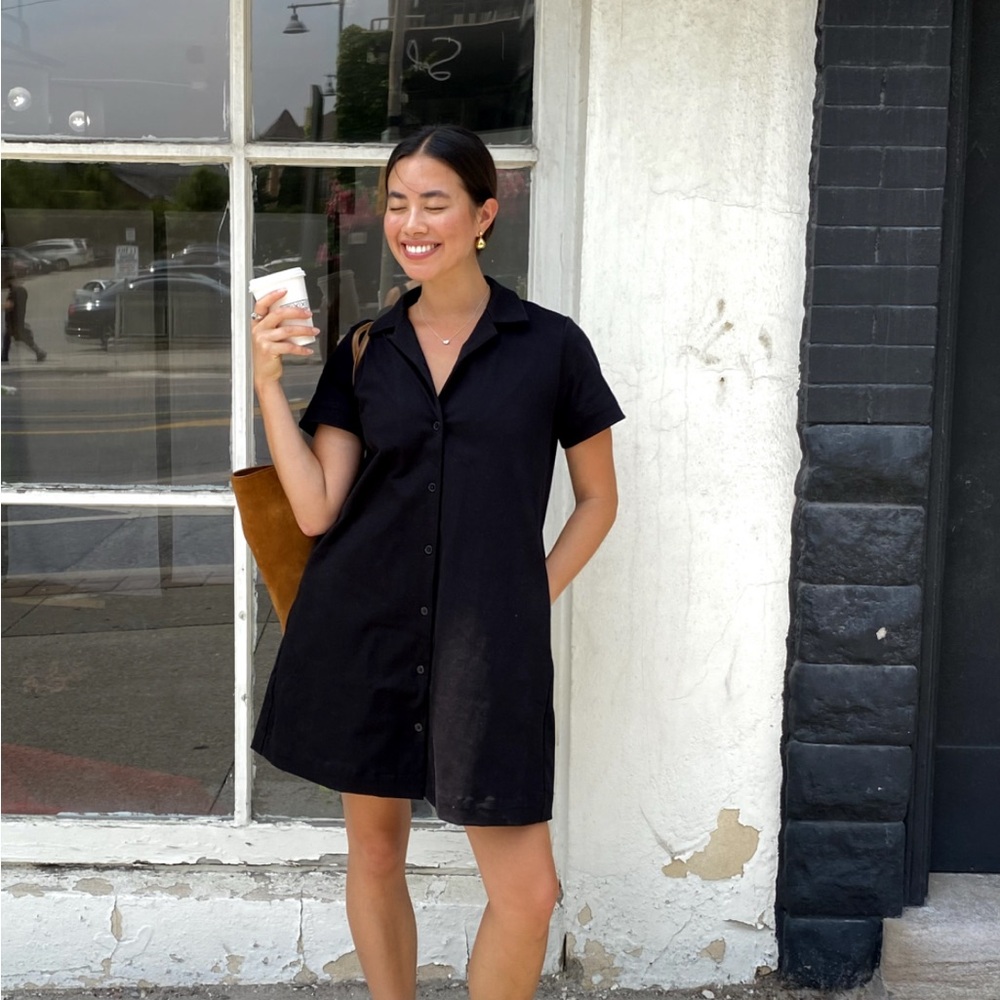 Frank And Oka: The Flex camp collar dress